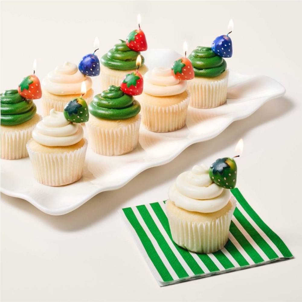 Target x Kate Spade 8pk Strawberry Celebration Candles